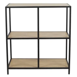 Regał Loka IV dąb/czarny