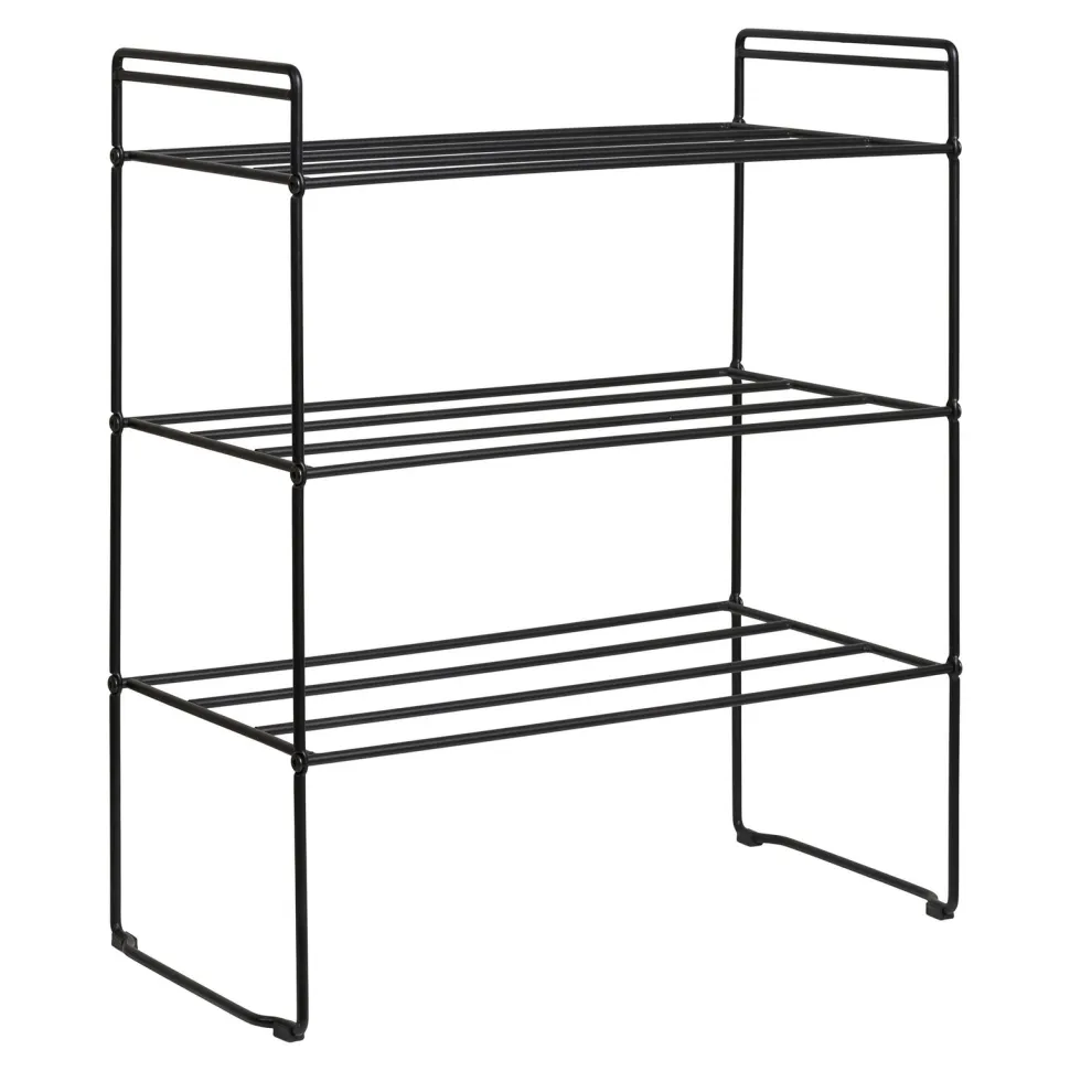 Regał na buty Swansea czarny