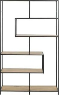 Regał Oxford na książki 4 Dąb