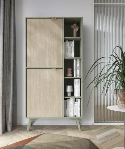 Regał Sage szałwia/naturalna