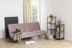 Regał Seaford VI naturalny/czarny