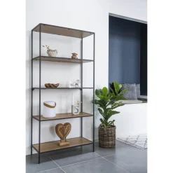 Regał Vita 5 półek dąb naturalny