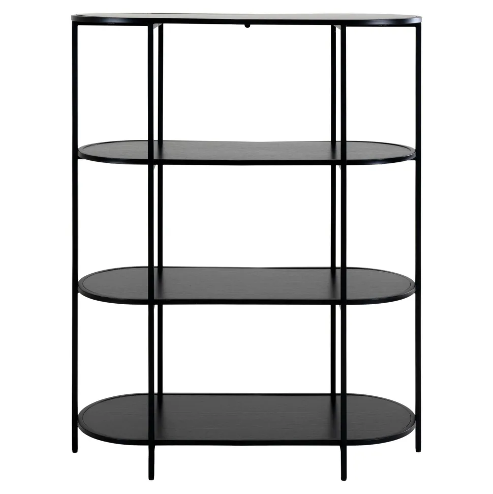 Regał Vita owalny czarny