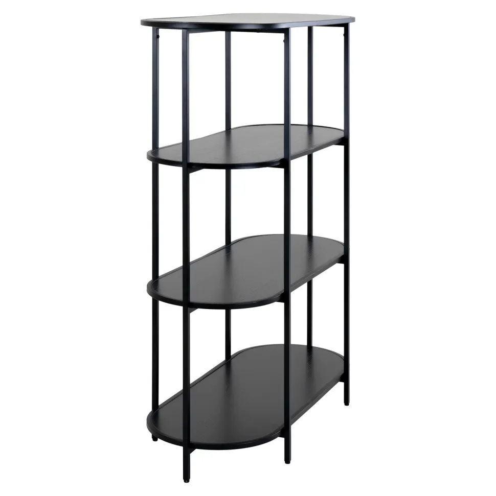 Regał Vita owalny czarny