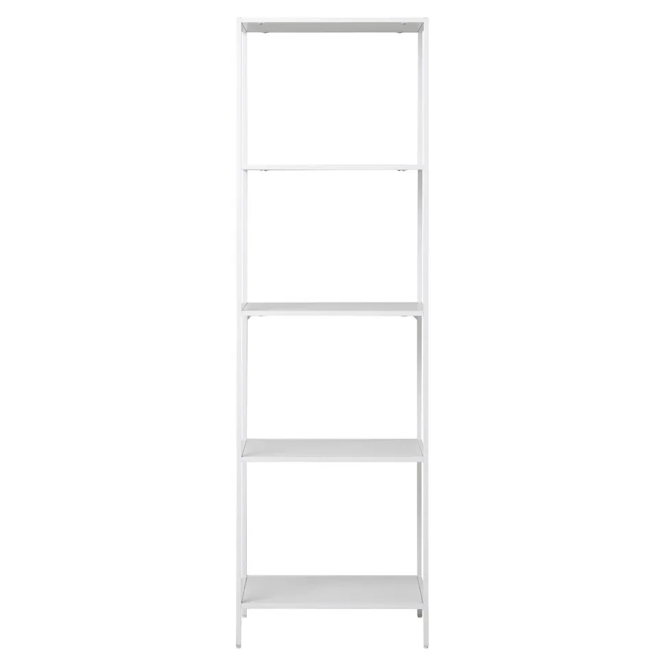 Regał Vita wąski 5 półek biały