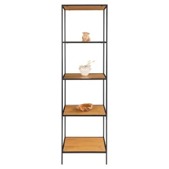 Regał Vita wąski 5 półek dąb naturalny