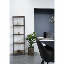 Regał Vita wąski 5 półek dąb naturalny