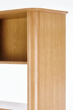 Regał wąski Zefir dąb/czarny