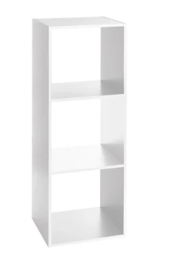 Regał z 3 półkami Kali biały