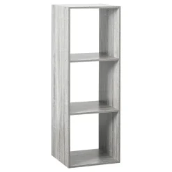 Regał z 3 półkami Kali szary