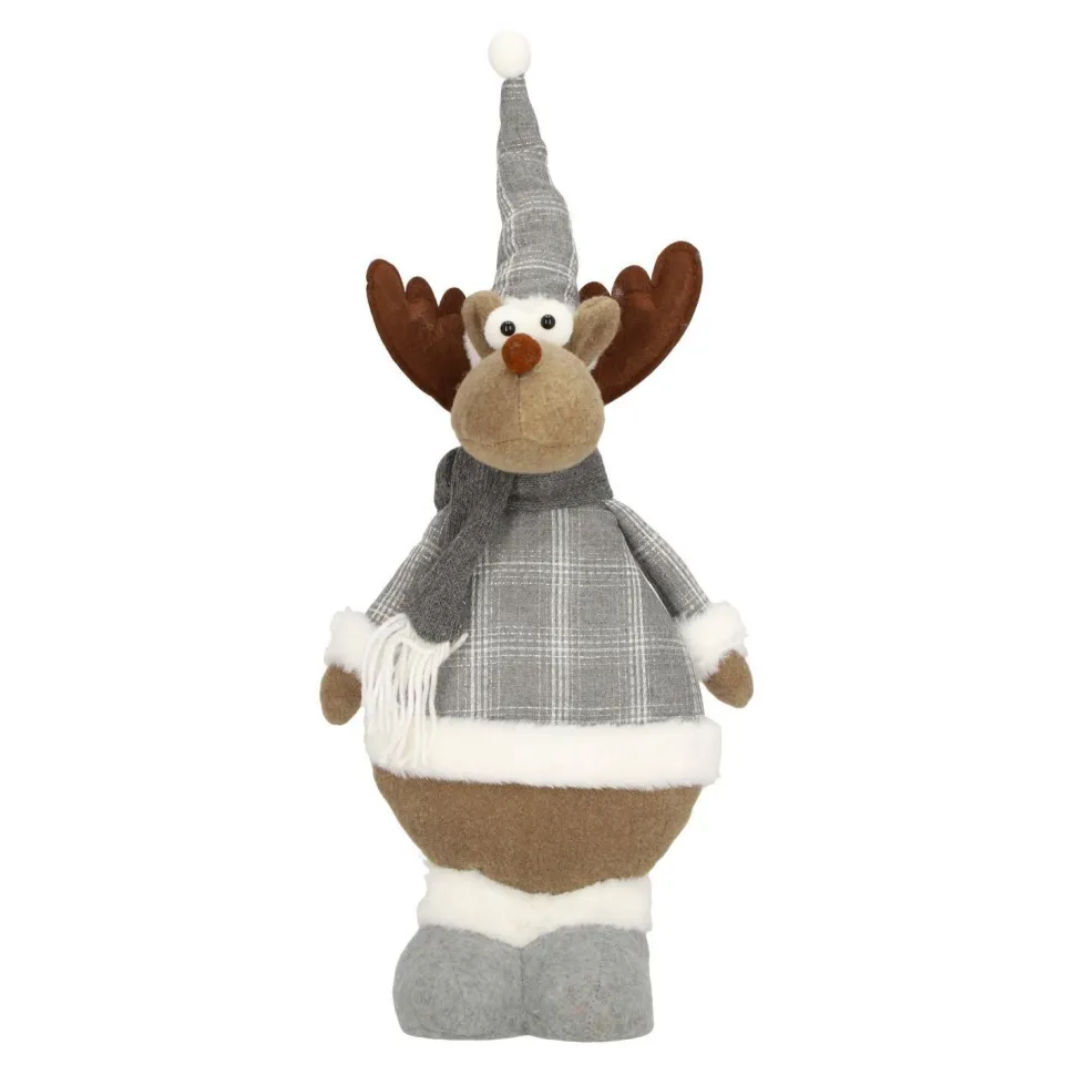 Renifer pluszowy Lucek szary