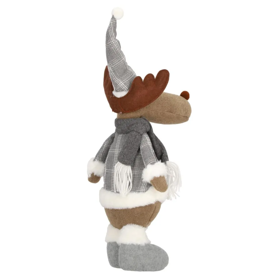 Renifer pluszowy Lucek szary
