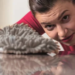 Rękawica z mikrofibry do kurzu szara