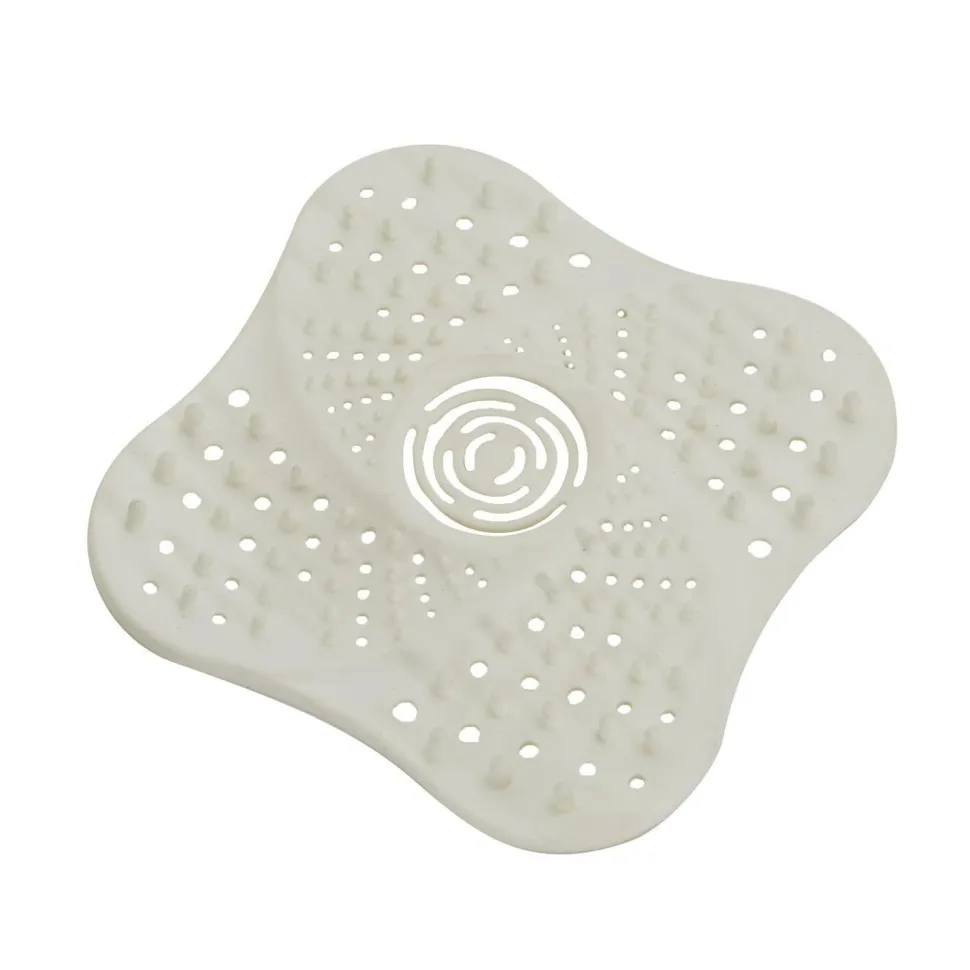 Silikonowe sitko do umywalki białe