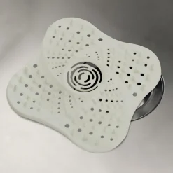 Silikonowe sitko do umywalki białe