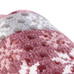 Skarpety ocieplane w świąteczny wzór granatowe