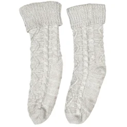 Skarpety plecione z ociepleniem 36-41 szare