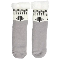 Skarpety zimowe sherpa ze wzorem rozmiar 39-42 szare