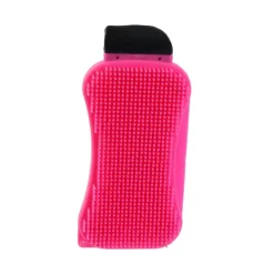 Skrobak z gąbką silikonowy różowy