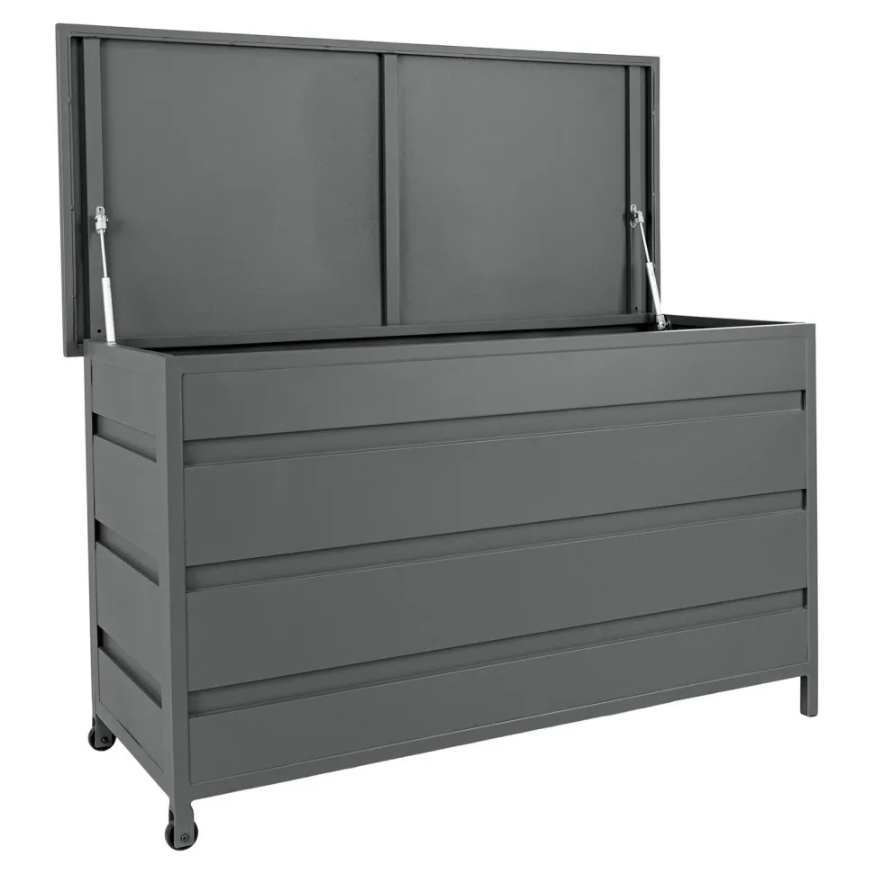 Skrzynia ogrodowa Cassis 450L szara