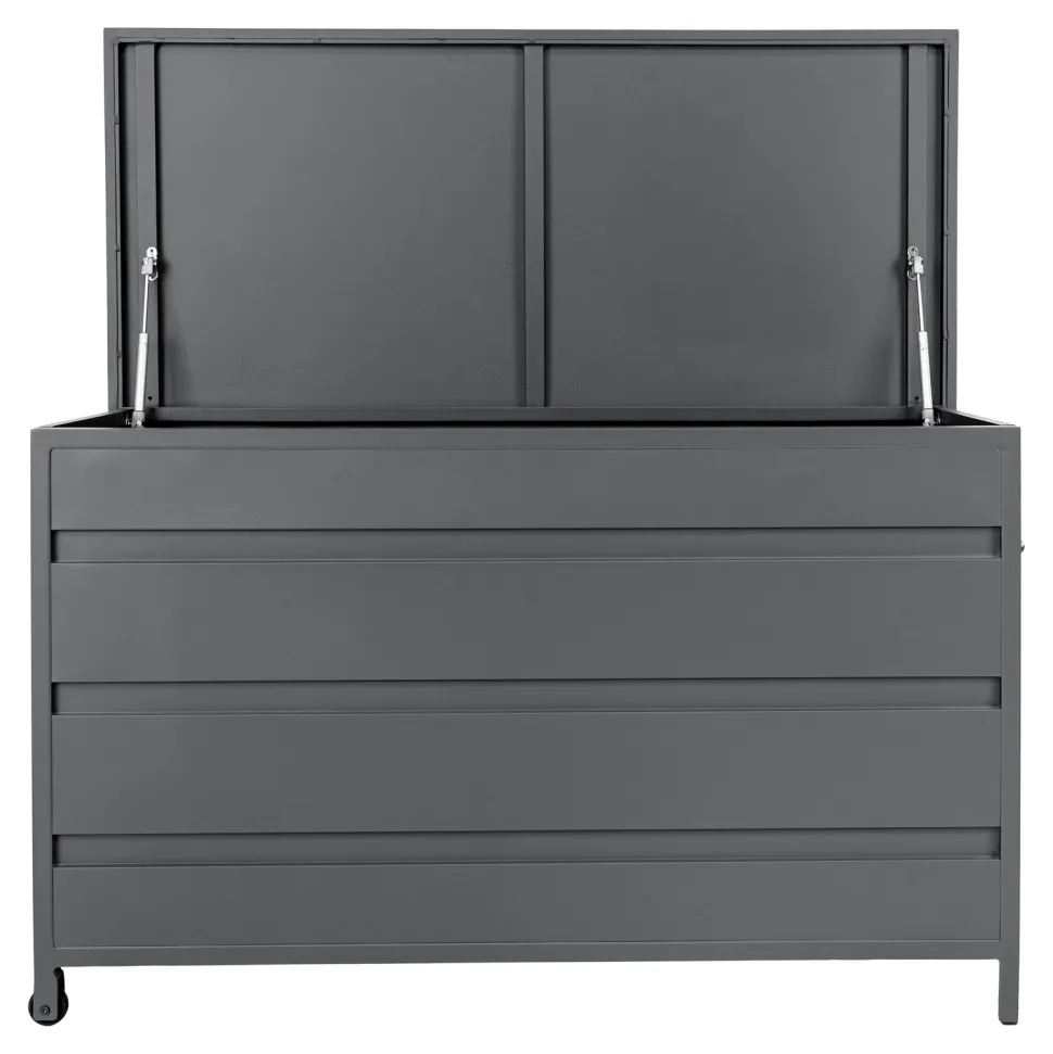 Skrzynia ogrodowa Cassis 450L szara