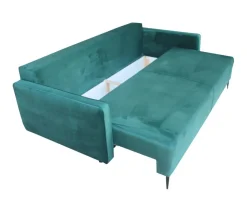 Sofa Arosa z funkcją spania zielona