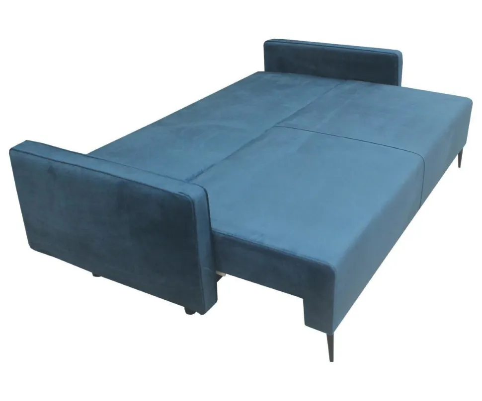 Sofa Arosa z funkcją spania granatowa