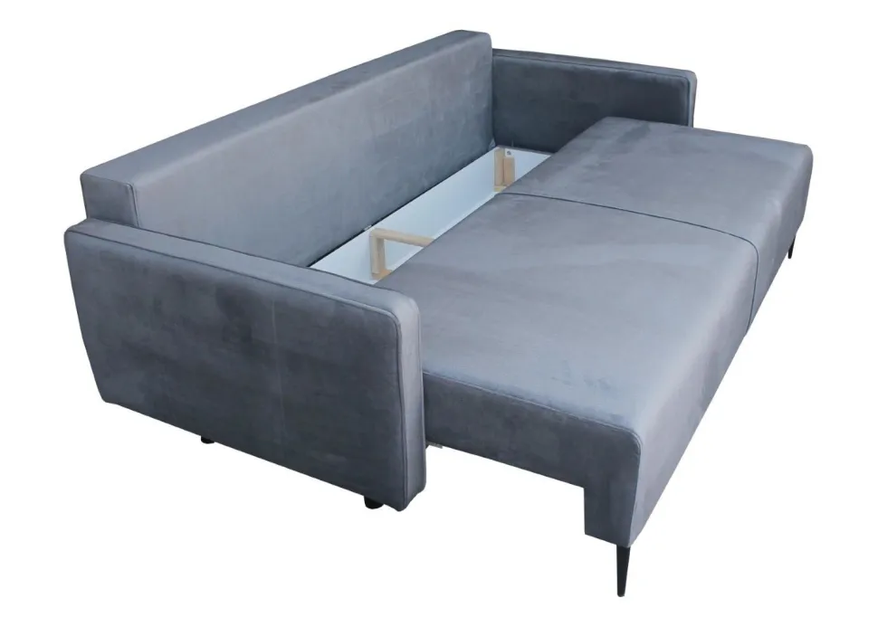 Sofa Arosa z funkcją spania szara