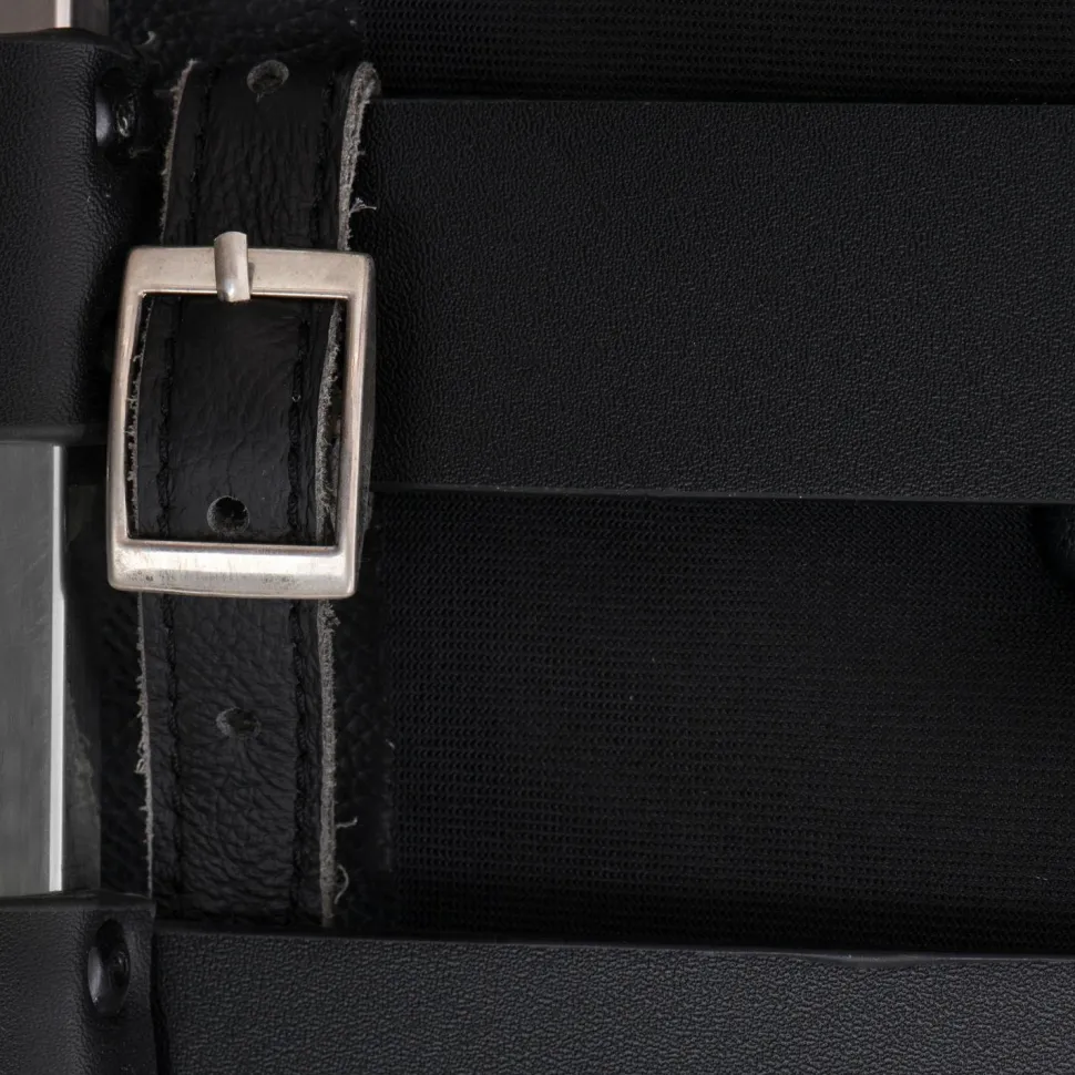 Sofa BA2 2 osobowa, czarna skóra inspirowana Barcelona