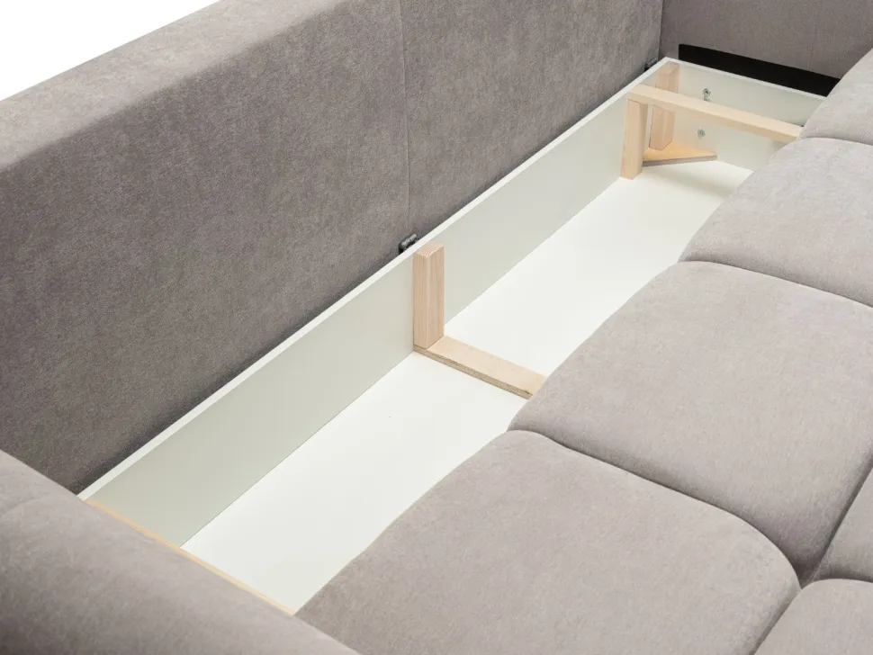 Sofa Bode z funkcją spania szara jasna Wind 82