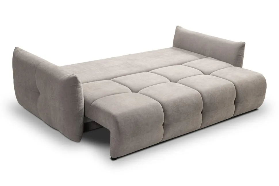 Sofa Bode z funkcją spania szara jasna Wind 82