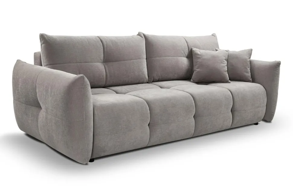 Sofa Bode z funkcją spania szara jasna Wind 82