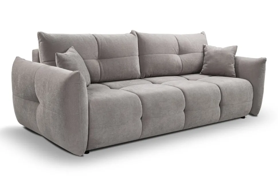 Sofa Bode z funkcją spania szara jasna Wind 82
