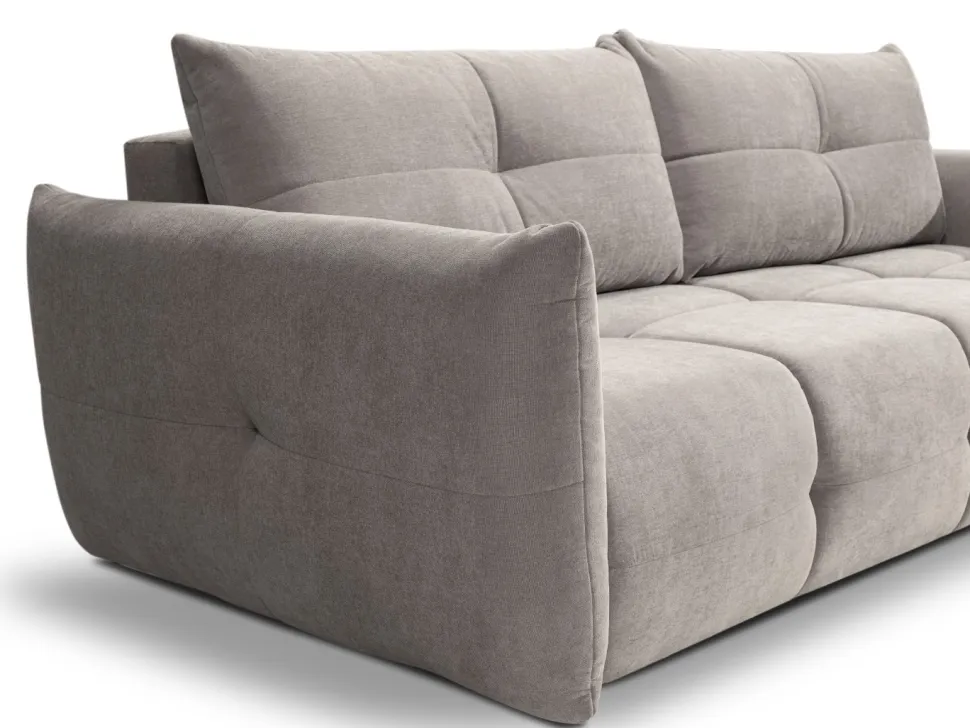 Sofa Bode z funkcją spania szara jasna Wind 82