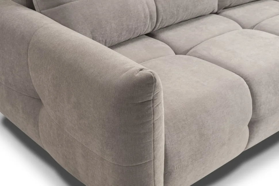 Sofa Bode z funkcją spania szara jasna Wind 82