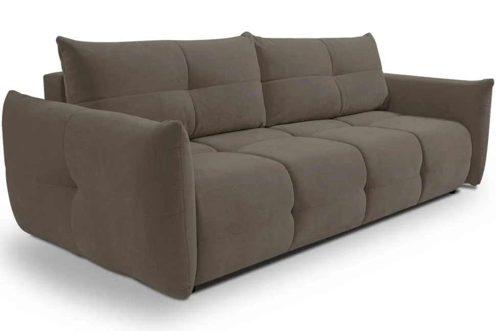 Sofa Bode z funkcją spania brązowo-szara Wind 21