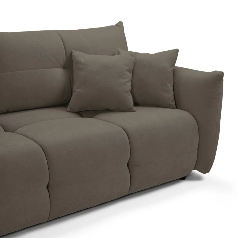 Sofa Bode z funkcją spania brązowo-szara Wind 21