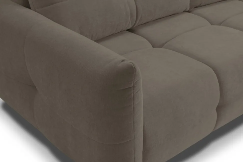 Sofa Bode z funkcją spania brązowo-szara Wind 21