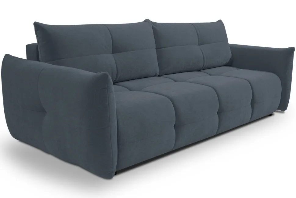 Sofa Bode z funkcją spania niebieska Wind 76