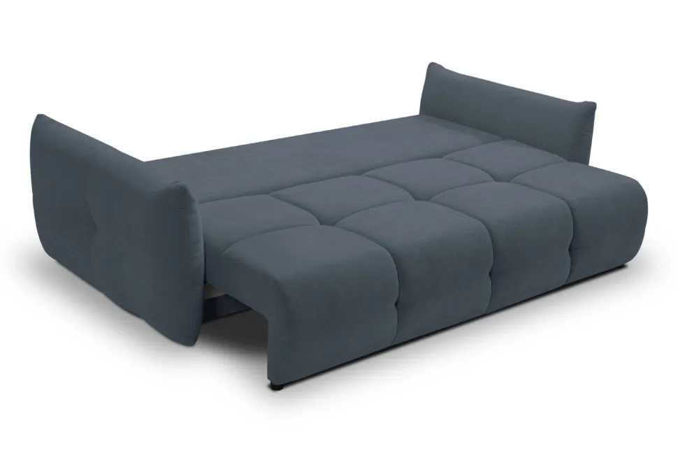 Sofa Bode z funkcją spania niebieska Wind 76