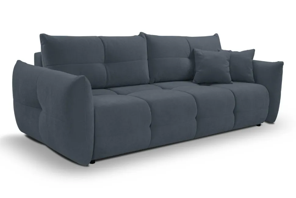 Sofa Bode z funkcją spania niebieska Wind 76
