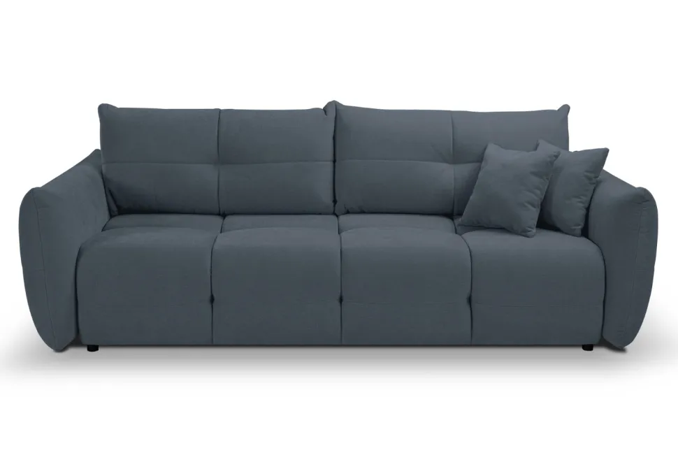 Sofa Bode z funkcją spania niebieska Wind 76