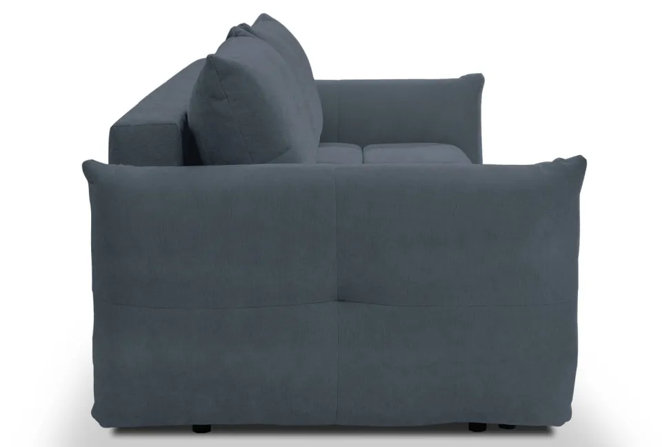 Sofa Bode z funkcją spania niebieska Wind 76