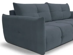Sofa Bode z funkcją spania niebieska Wind 76