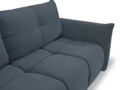 Sofa Bode z funkcją spania niebieska Wind 76