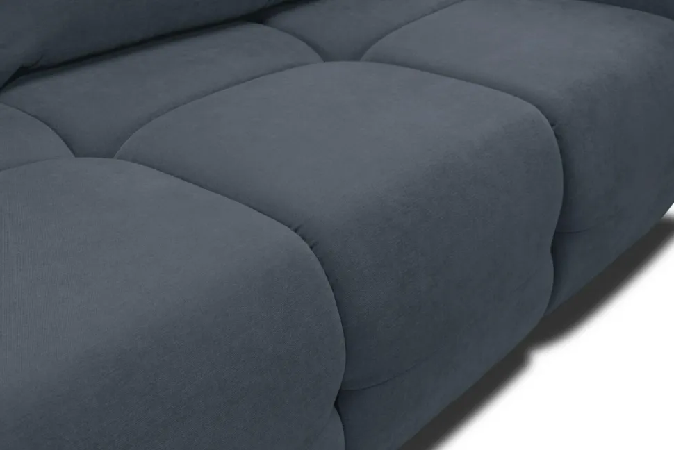 Sofa Bode z funkcją spania niebieska Wind 76
