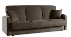 Sofa Corsica z funkcją spania brązowy ciemny Matana 20