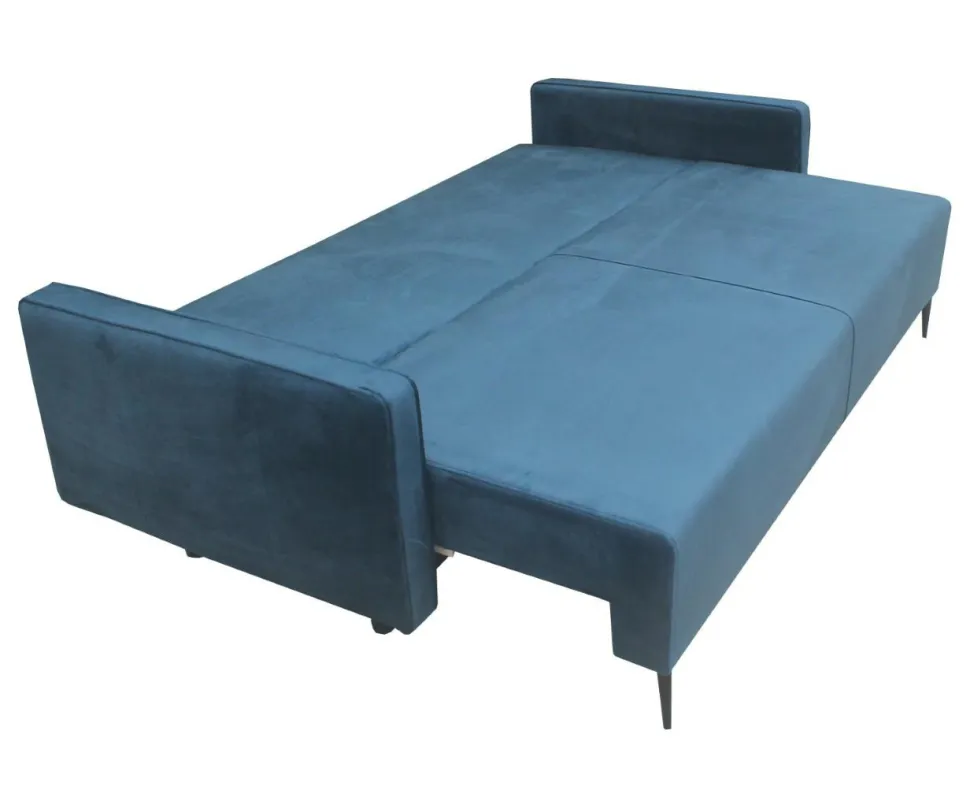 Sofa Diana z funkcją spania brązowy ciemny Louis 666