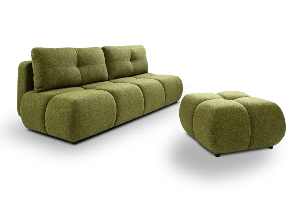 Sofa Flade z funkcją spania zielona Now or never 38