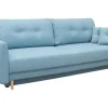 Sofa Forn z funkcją spania niebieska buk